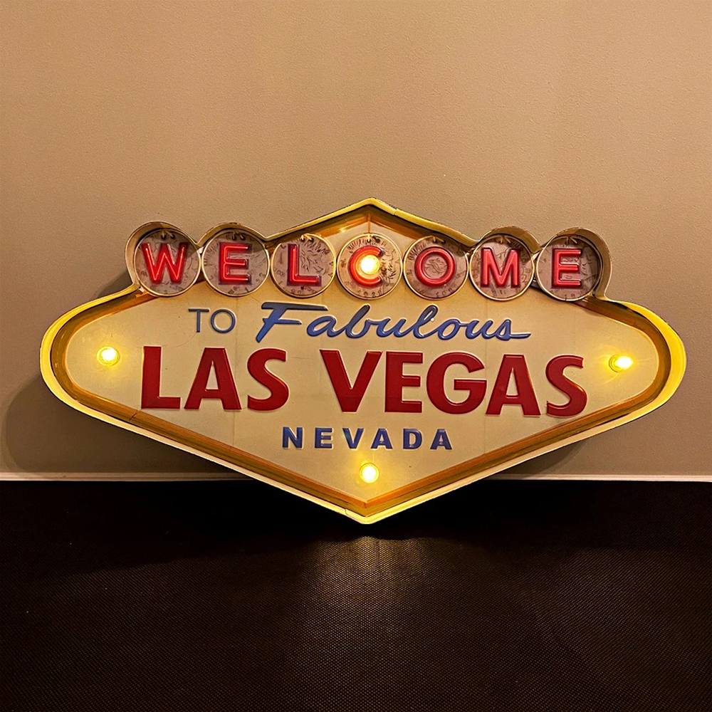 Home Cinema Logo - Las Vegas Retro Light Sign,50s House