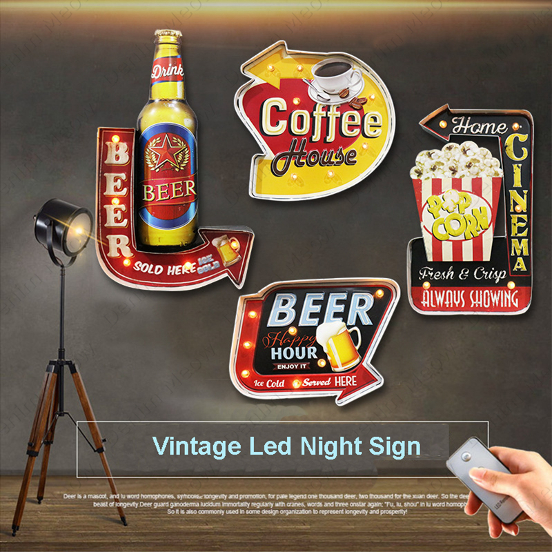Home Cinema Logo - Ice Cold Beer LED Neon Light