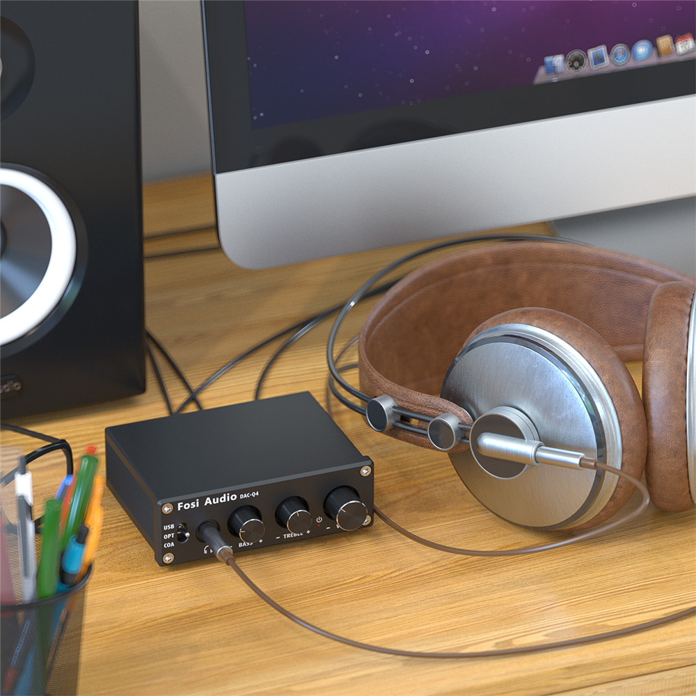 Fosi Audio Q4 Mini Stereo USB  - Surround Sound Decoder recension och pris