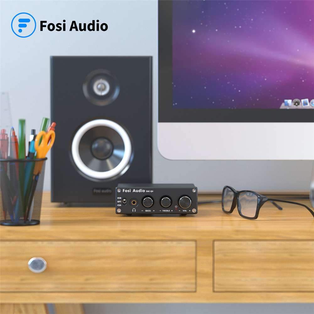 Fosi Audio Q4 Mini Stereo USB  - Surround Sound Decoder recension och pris