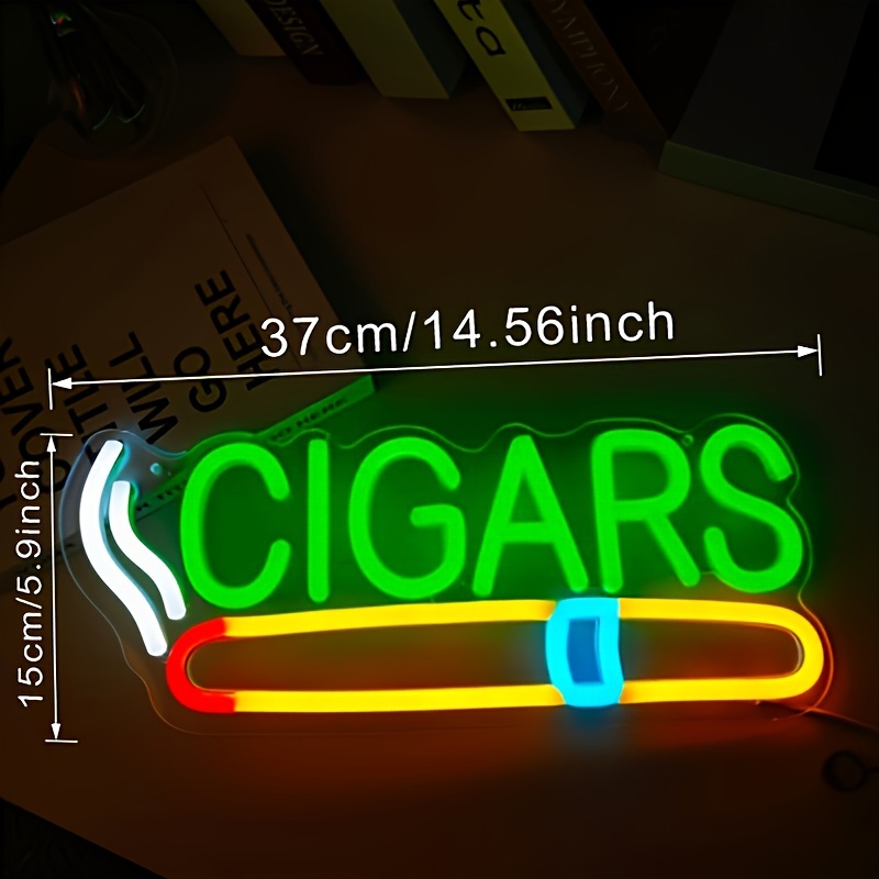 Cigar Shop Neon Sign, For Home - Home Cinema Logo recension och pris