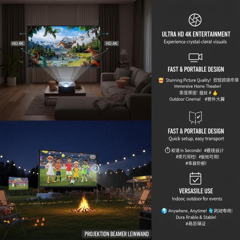 Projection projector screen wi - Home Cinema Events recension och pris