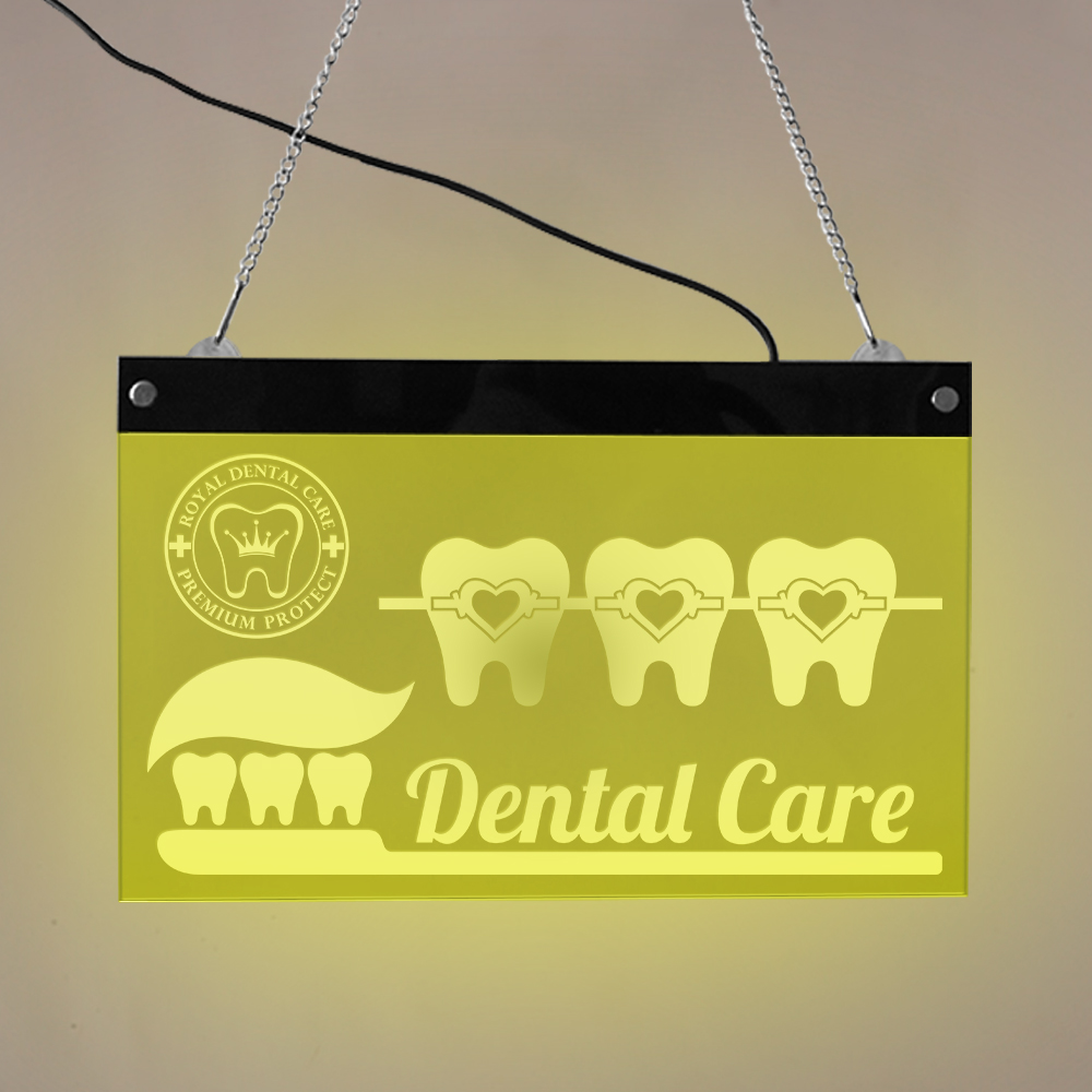 Dentist Dental Care LED Neon S - Home Cinema Logo recension och pris