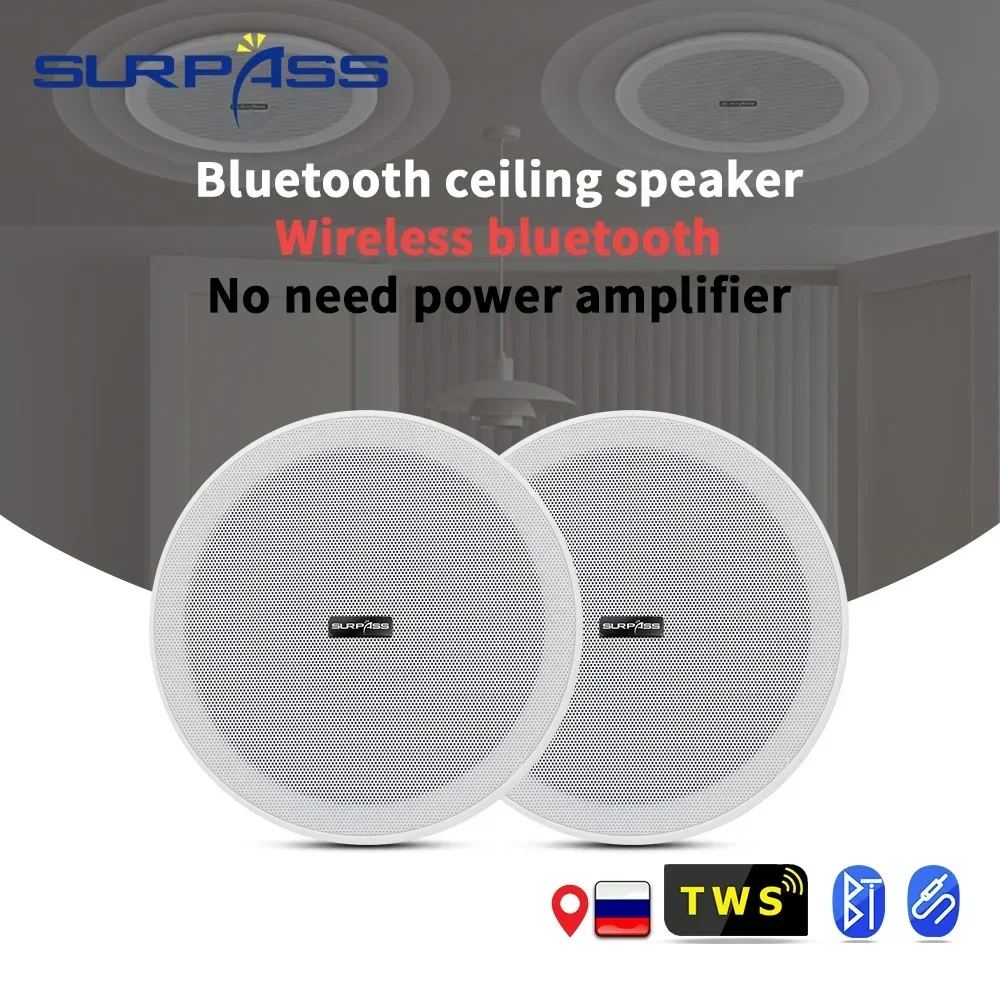 Ceiling Bluetooth Speaker 6inc - Home Cinema Speaker System recension och pris