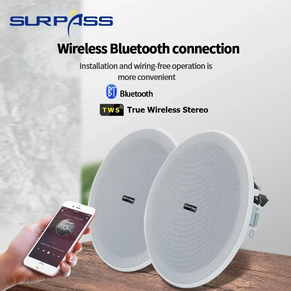 Ceiling Bluetooth Speaker 6inc - Home Cinema Speaker System recension och pris