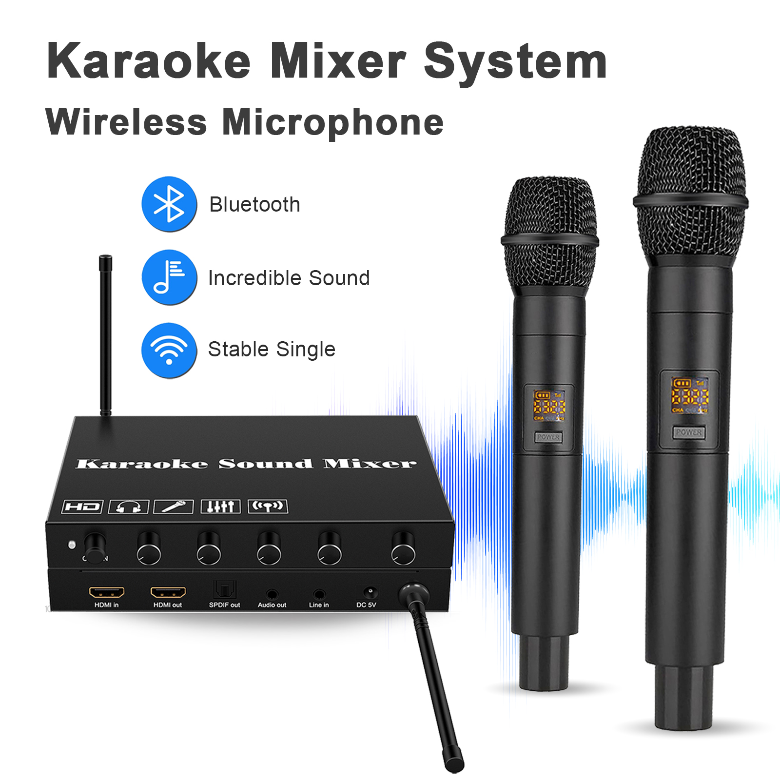 HDMI Karaoke Player Mixer Home - Home Cinema Theater recension och pris