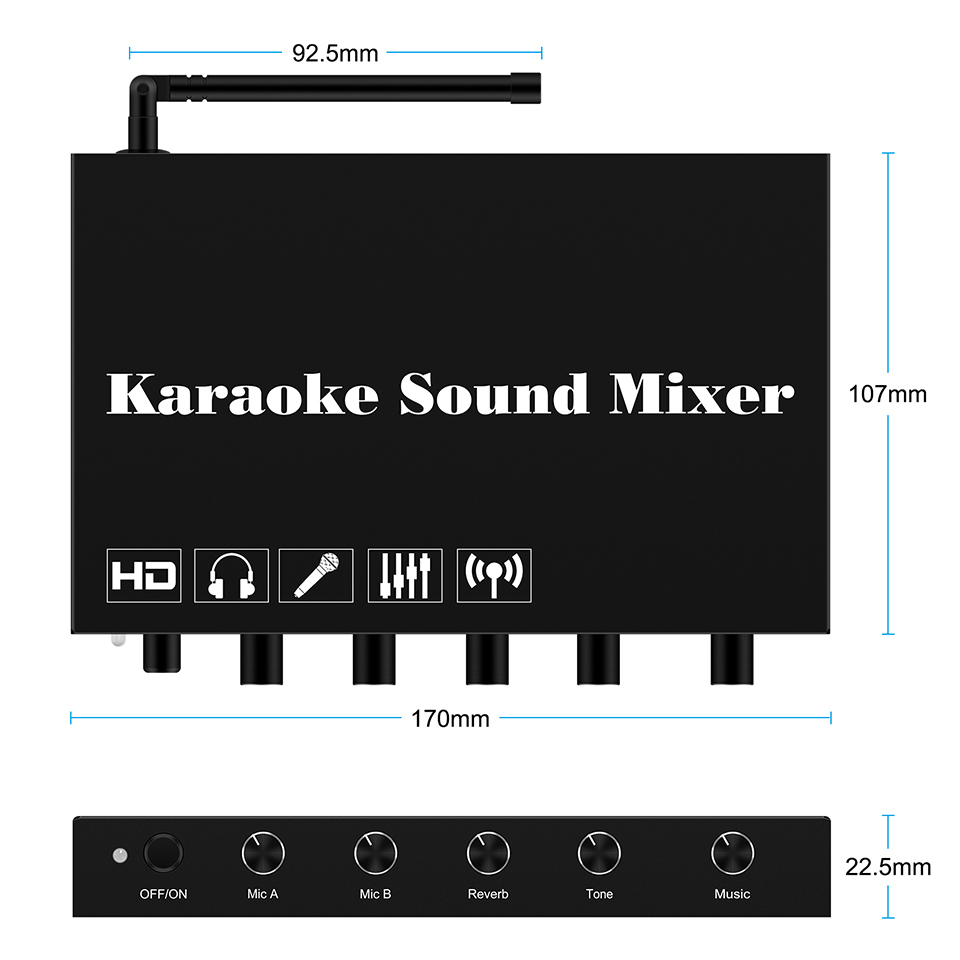 HDMI Karaoke Player Mixer Home - Home Cinema Theater recension och pris