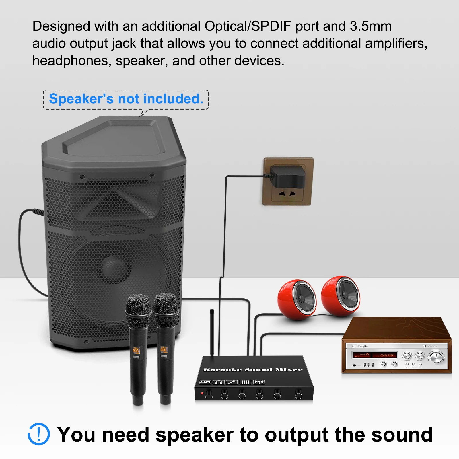 HDMI Karaoke Player Mixer Home - Home Cinema Theater recension och pris