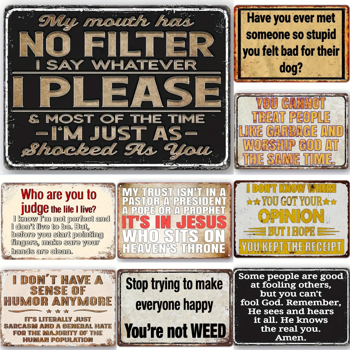 Humorous Satirical Phrases Alu - Home Cinema Logo recension och pris