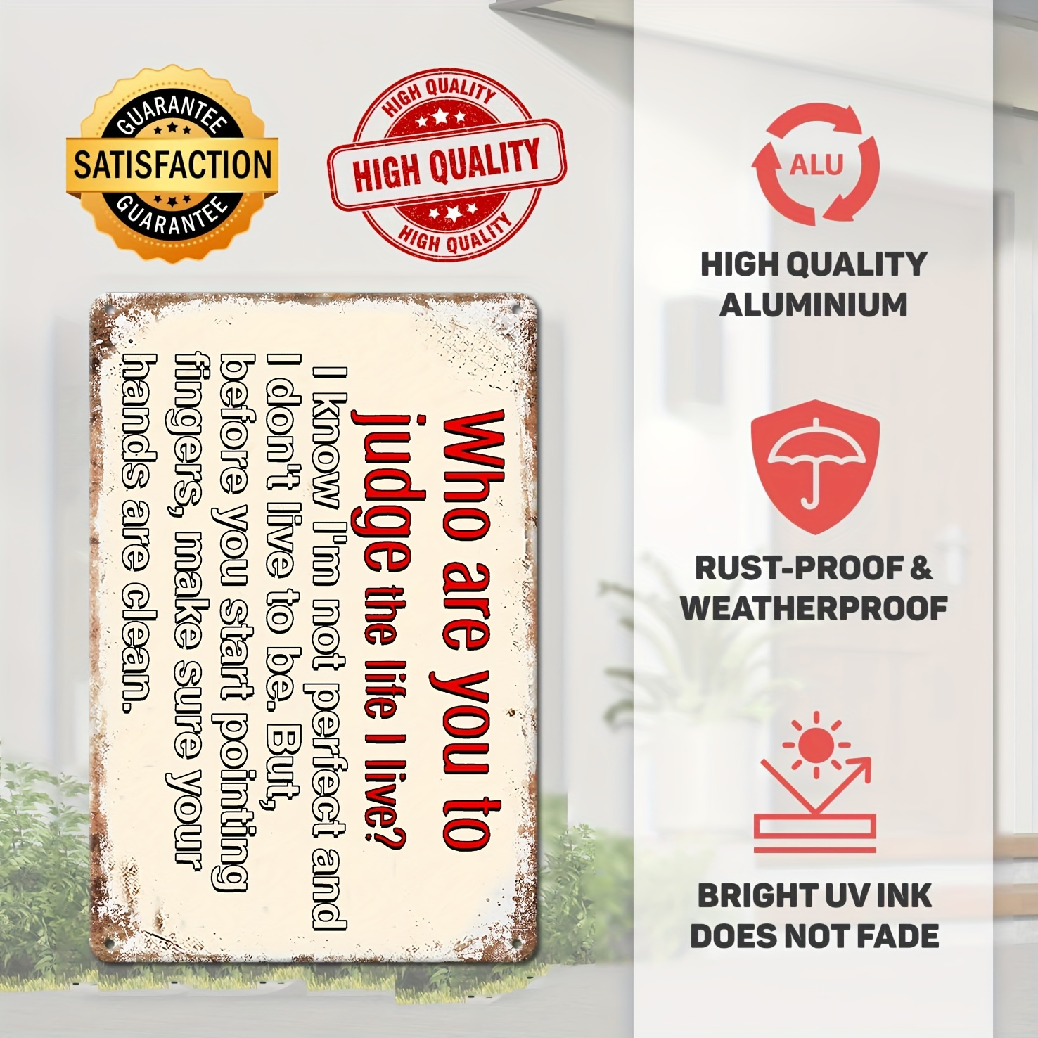 Humorous Satirical Phrases Alu - Home Cinema Logo recension och pris