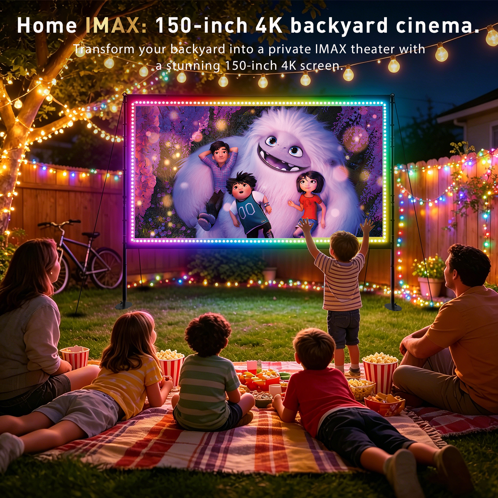 LED Projector Screen with Stan - Home Cinema Events recension och pris