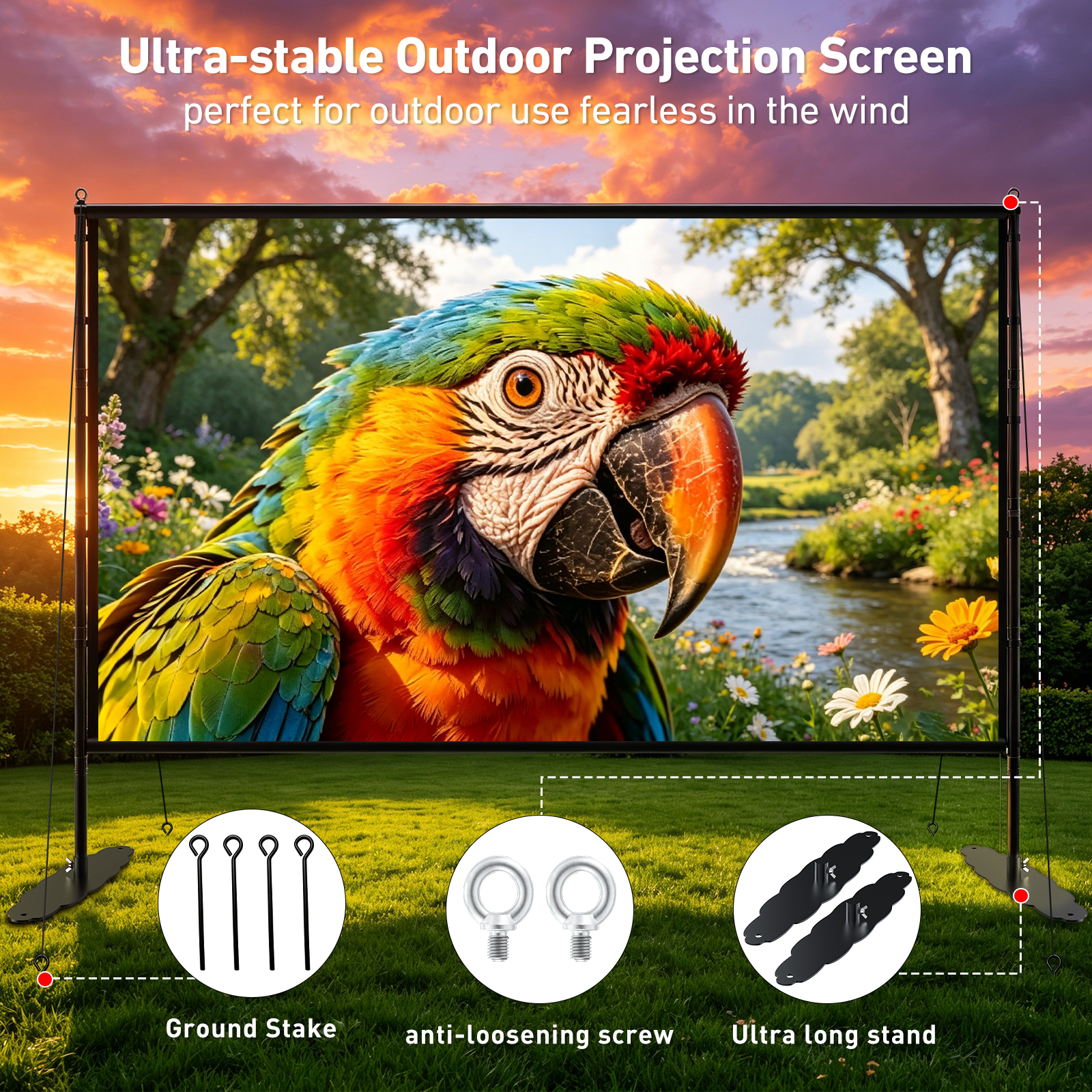 150 inch Projector Screen with - Home Cinema Events recension och pris