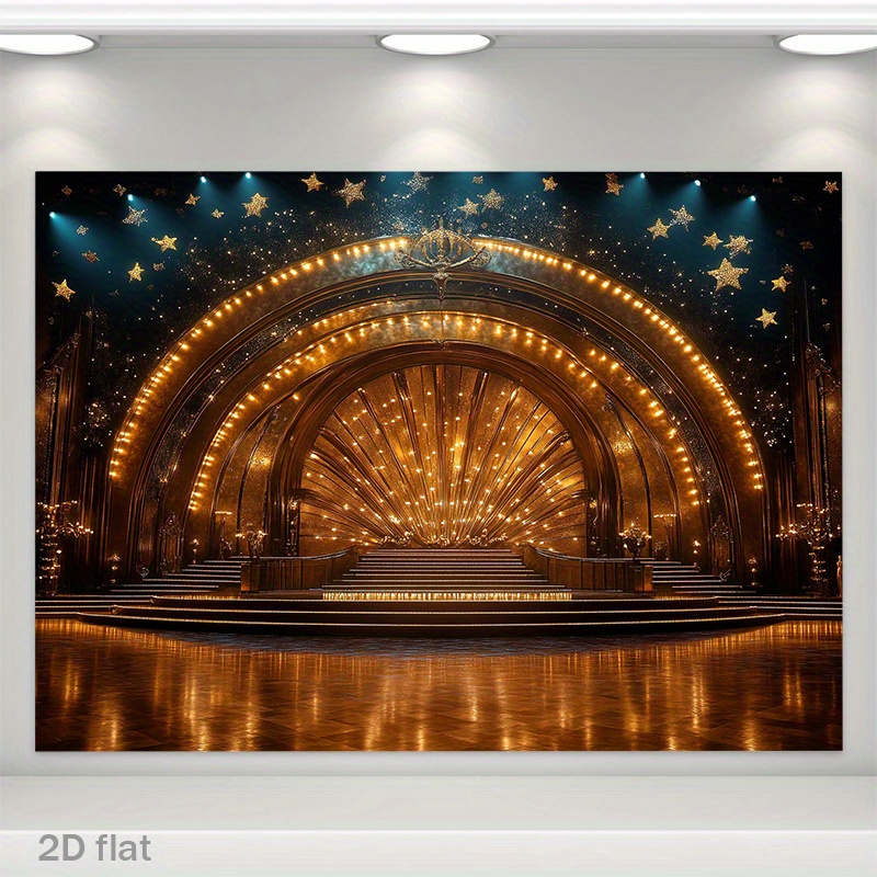 Luxury Golden Theater Stage Ar - Home Cinema Events recension och pris