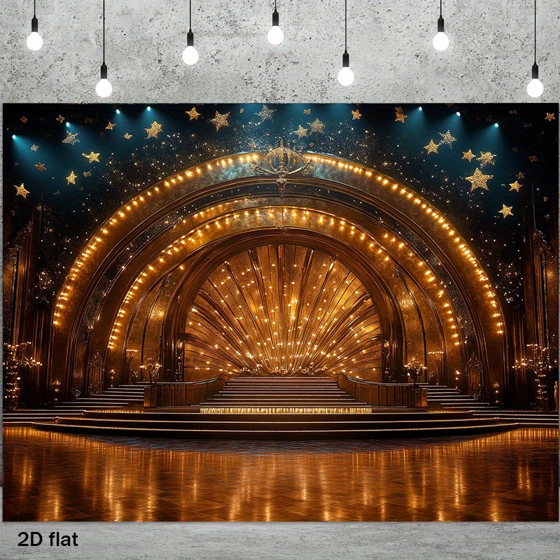 Luxury Golden Theater Stage Ar - Home Cinema Events recension och pris