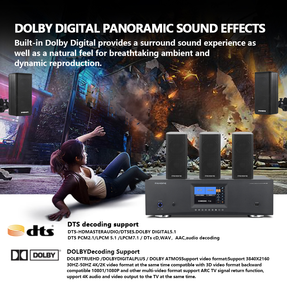 7.1DTS Mini Satellite Home The - Surround Sound Decoder recension och pris