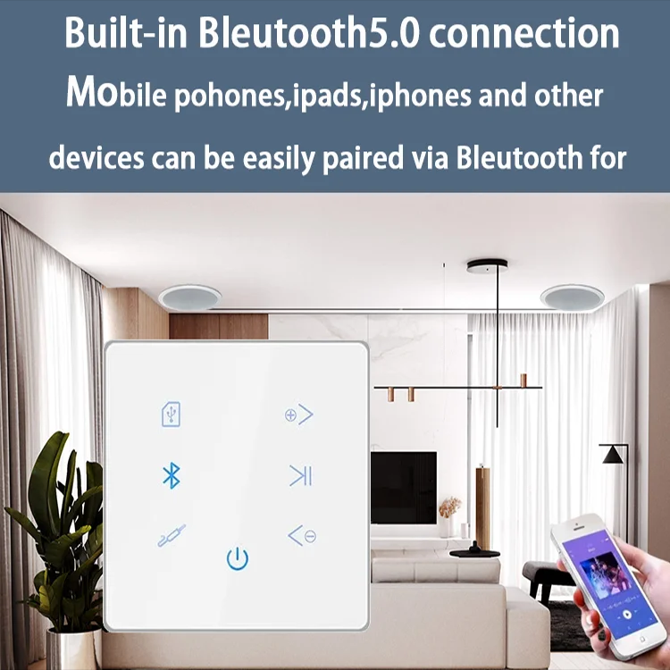 Bluetooth Wall Amplifier Home  - Home Cinema Speaker System recension och pris