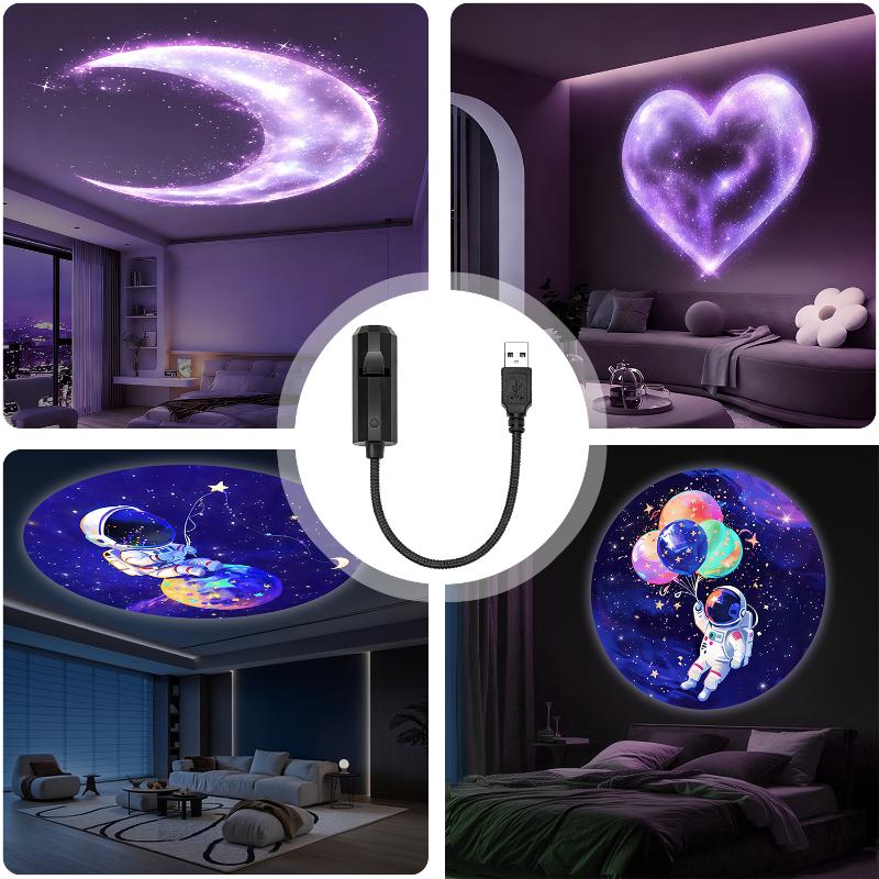 LED USB Projector Light 8pcs P - Projector Mount Ceiling recension och pris
