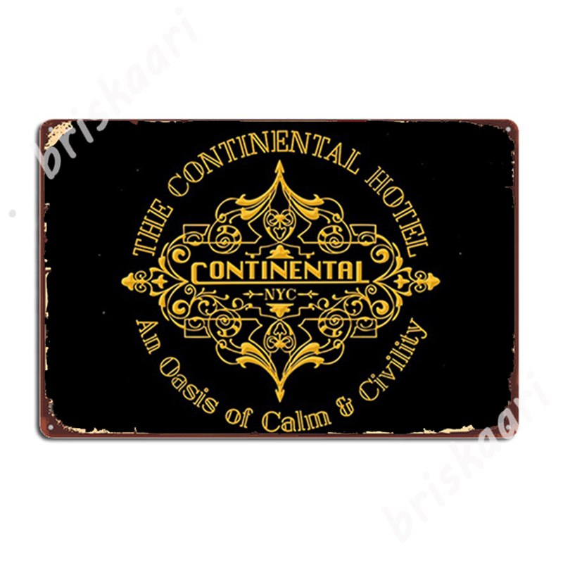 John Wick Metal Signs Wall Cav - Home Cinema Logo recension och pris