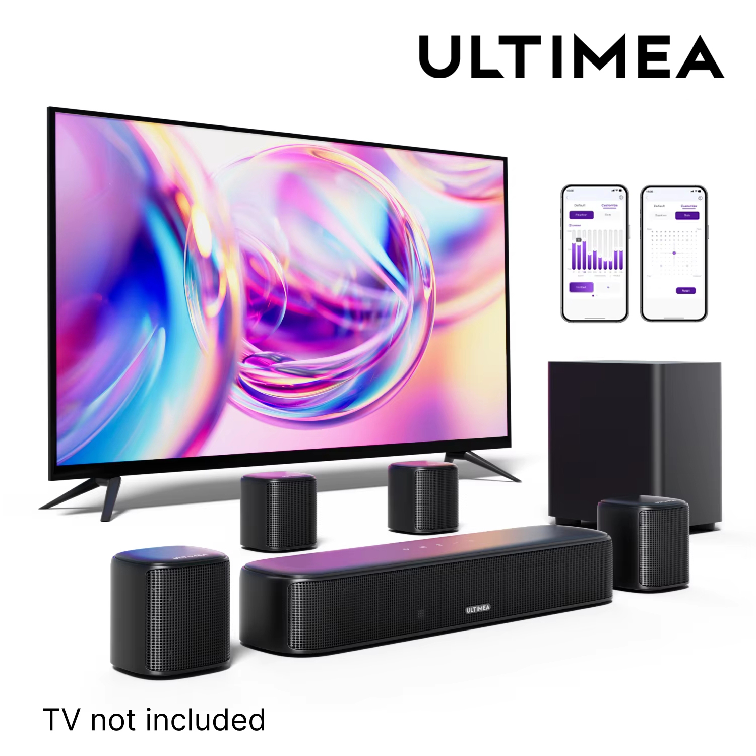 ULTIMEA 7.1 Channel Sound Bar  - Home Cinema Theater recension och pris