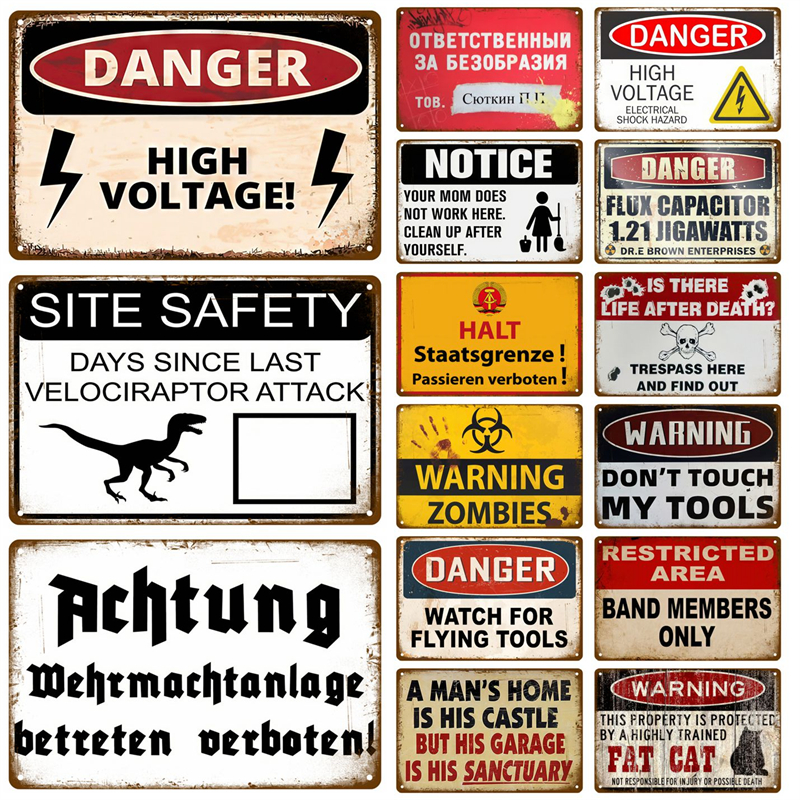 Plaque Tin Sign For Bar Pub Cl - Home Cinema Logo recension och pris