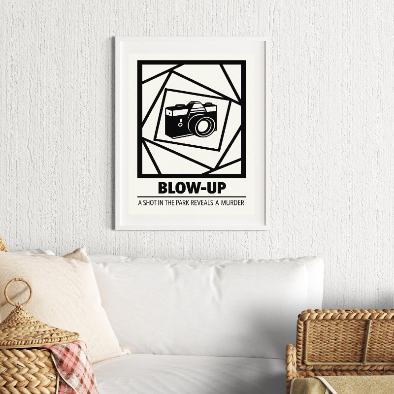 Minimalist Movies Poster Black - Home Cinema Quotes recension och pris