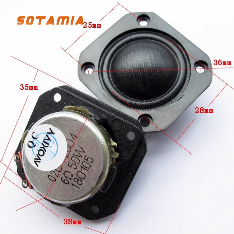 SOTAMIA 2PCS 1.25 Inch Mini Au - Home Cinema Speaker System recension och pris