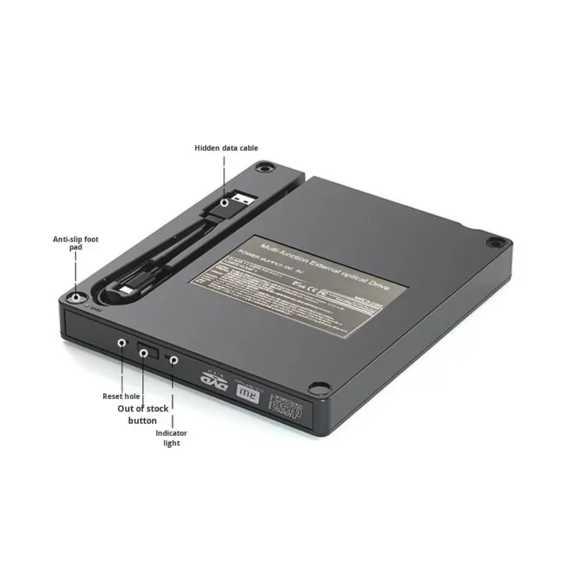 7 in 1 USB3.0&Type C CD DVD Pl - Blu Ray Disc Player recension och pris