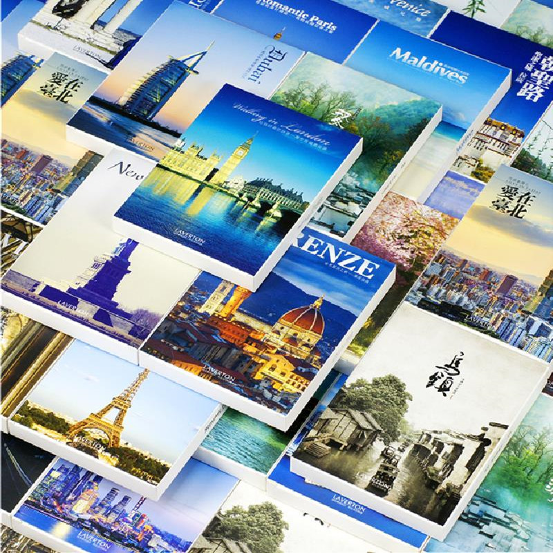 30Pcs 10x14cm Travel Landscape - Home Cinema Wall recension och pris