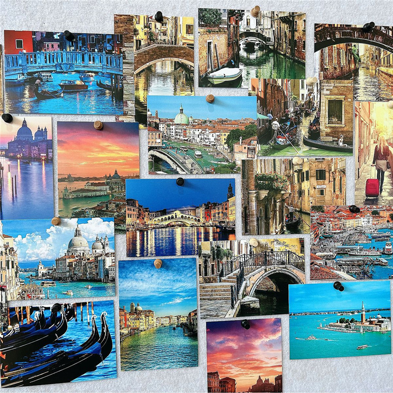 30Pcs 10x14cm Travel Landscape - Home Cinema Wall recension och pris
