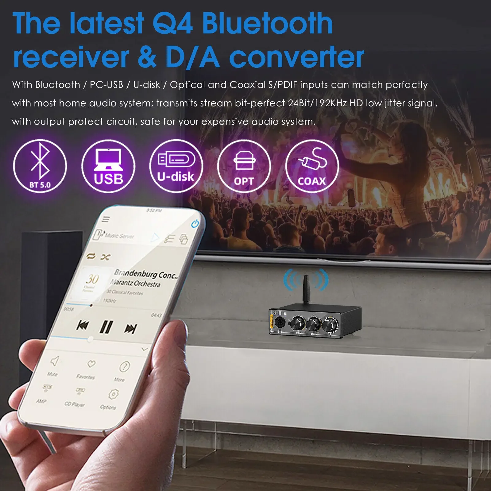 Nobsound Q4 Mini Ddigital to A - Home Cinema Samsung 5.1 recension och pris