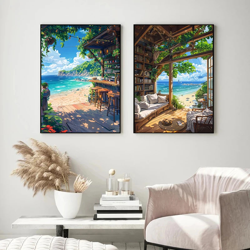 1pc frameless Canvas Painting  - Home Cinema Wall recension och pris