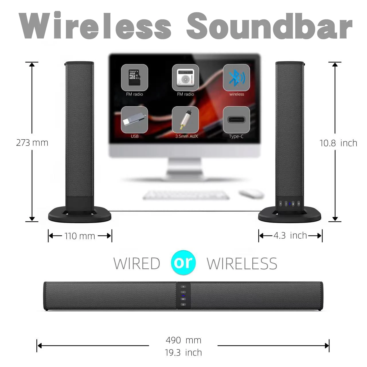 Wireless Bluetooth TV Sound Ba - Home Cinema Samsung 5.1 recension och pris